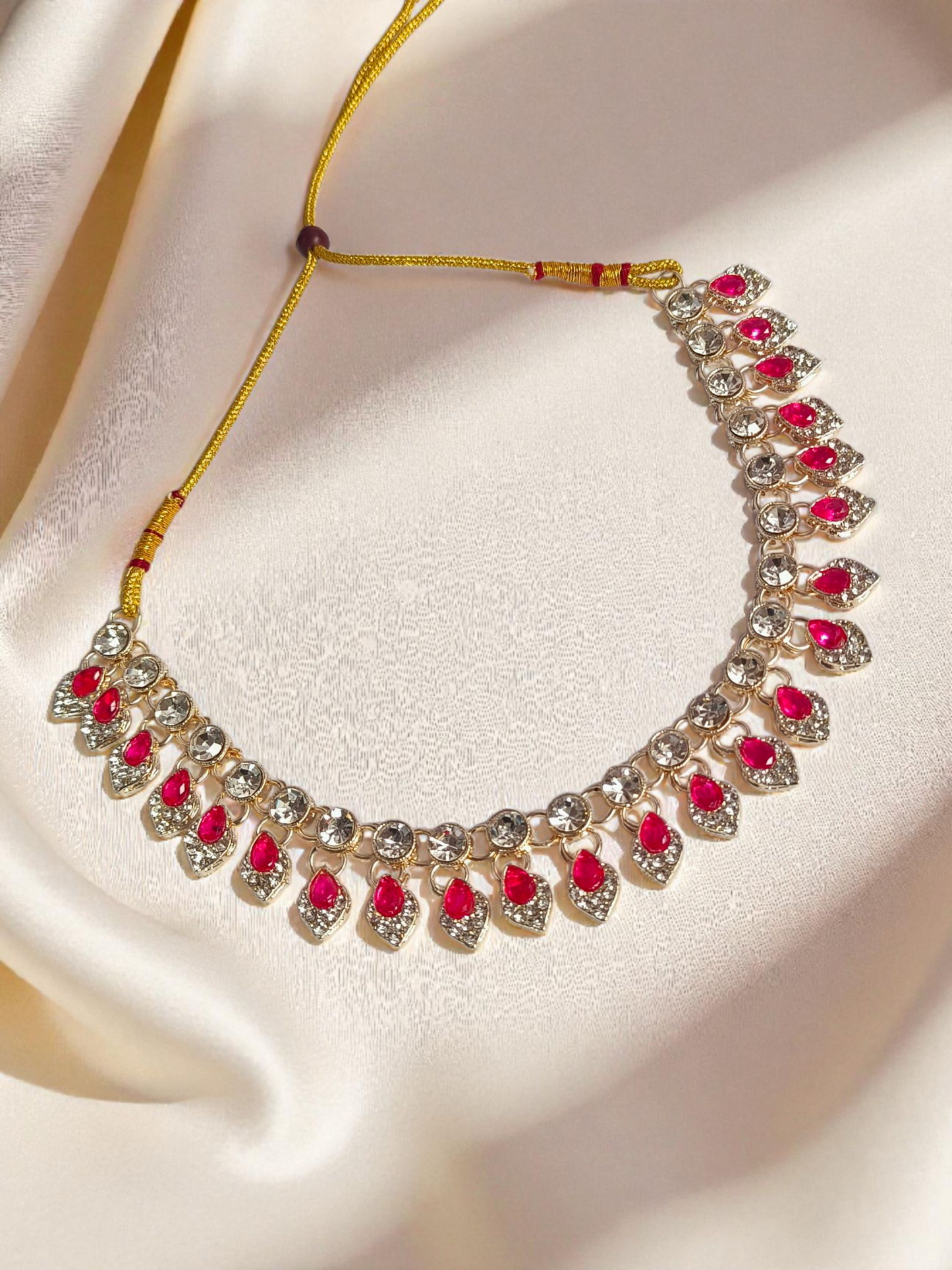 Preenaz Gold-Plated Necklace Set